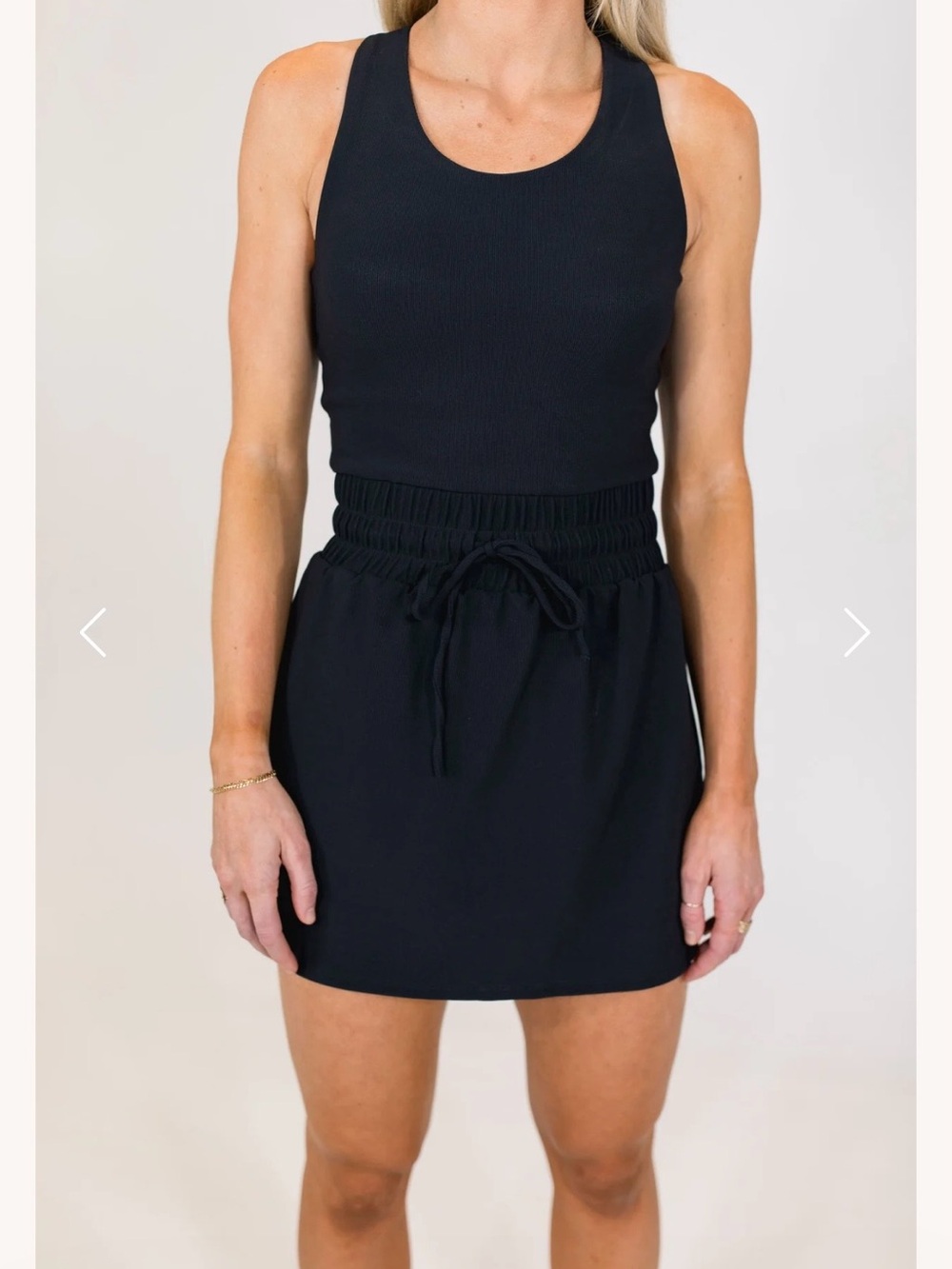 Salt Project Refine Ribbed Do Anything Dress - Size Medium